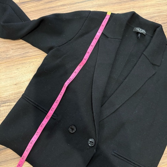 Rag & Bone Joy Merino Wool Blazer Jacket Sweater - Picture 11 of 13